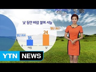 [날씨] 바람 불며 서늘...곳곳 오락가락 비 / YTN (Yes! Top News)