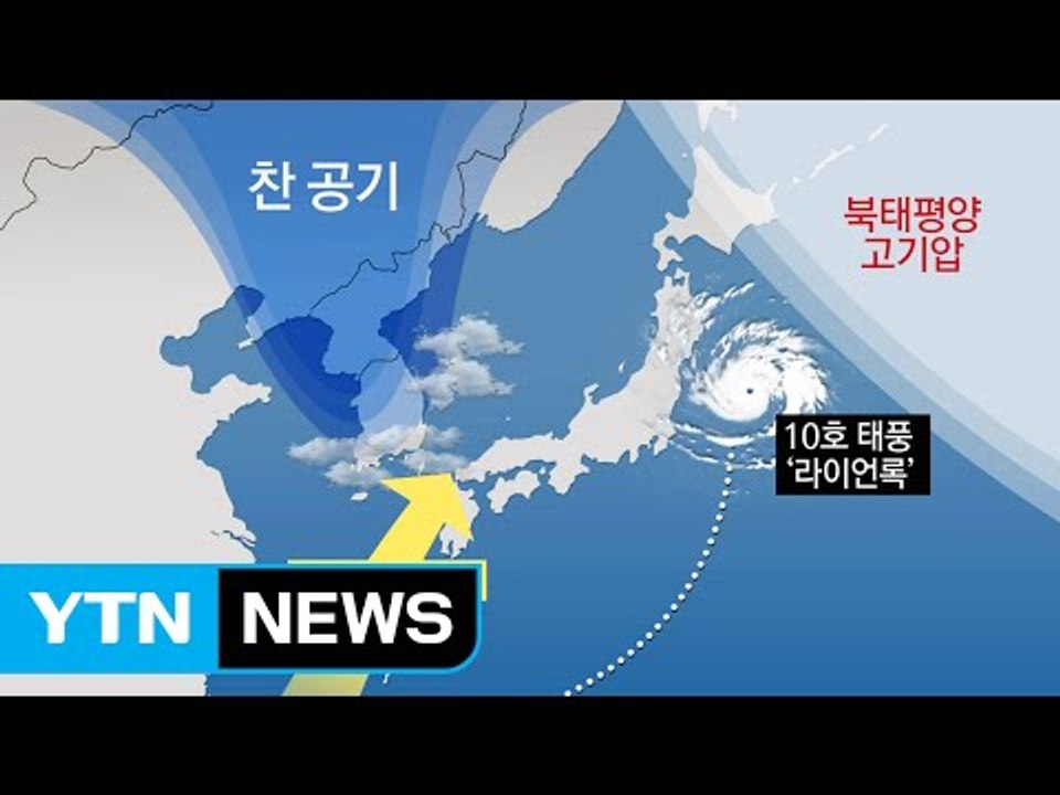 태풍이 만든 강한 저기압...내일까지 전국 강풍 / YTN (Yes! Top News)