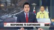 Pres. Moon responds to earthquake, calls for extra measures for Suneung tomorrow