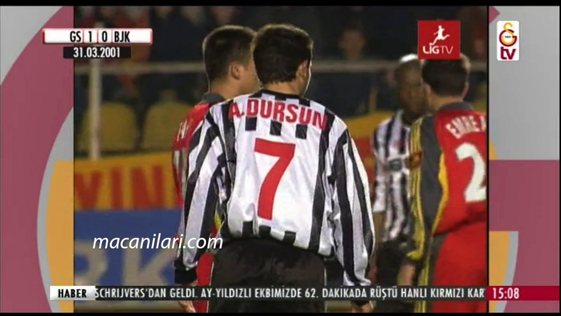 HD] 31.03.2001 - 2000-2001 Turkish 1st League Matchday 26 Galatasaray 2-0  Beşiktaş - Dailymotion Video