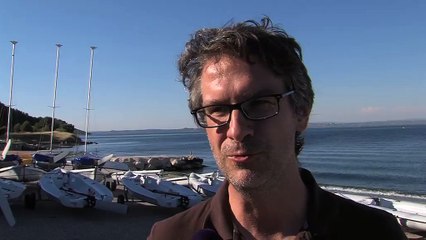 François Grimal au micro d'Ulrich Téchené