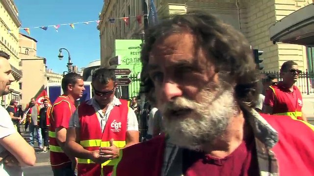 Les manifestants sont déterminés, regardez leurs réactions recueillies ce matin.