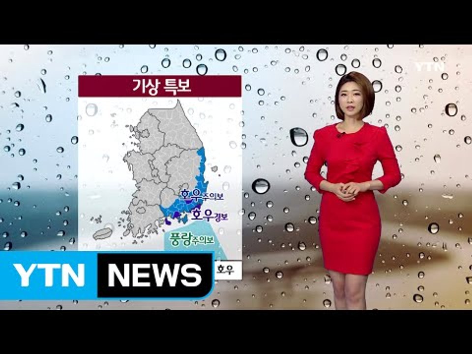 [날씨] 태풍 간접 영향 많은 비...호우 특보 확대 / YTN (Yes! Top N...