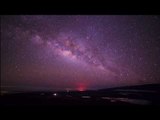 Time-lapse of Stars Filmed From Volcano Crater in Hawaii