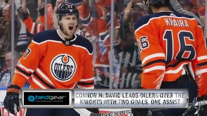 Connor McDavid Leads Oilers With Two Goals In 8-2 Rout