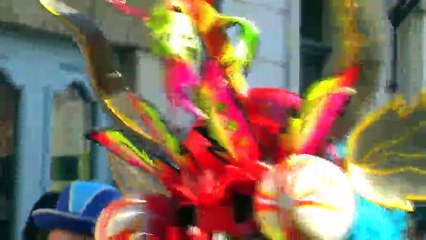 Tous les groupes ont défilé de l'Ile au Jardin de Ferrières