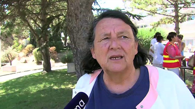 Danielle Ceccaldi au micro d'Ulrich Téchené