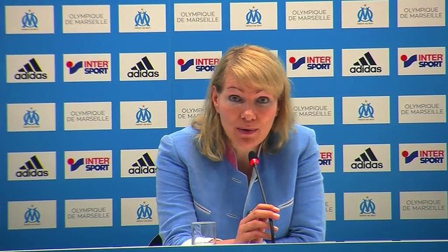 Margarita Louis-Dreyfus a tenu sa première conf de presse depuis qu'elle est propriétaire de l'OM