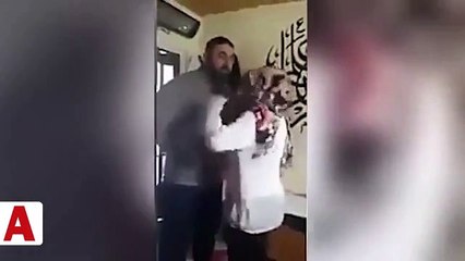 Şeytanla sohbet eden adam!; Olay görüntüler