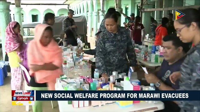 New social welfare program for Marawi evacuees
