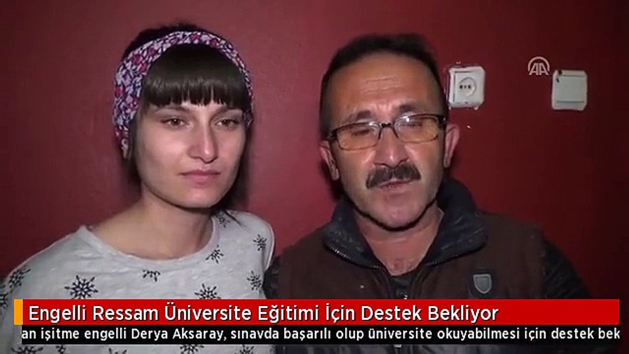 Engelli Ressam Üniversite Eğitimi İçin Destek Bekliyor