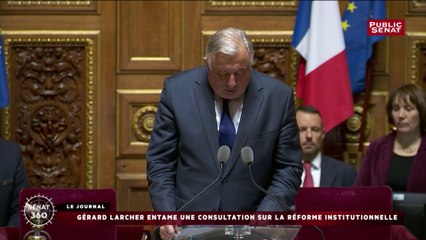 Gérard Larcher entame une consultation sur la réforme institutionnelle