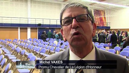 Michel Vaxès, lorsqu'il fut promu Chevalier de la Légion d'honneur en 2014