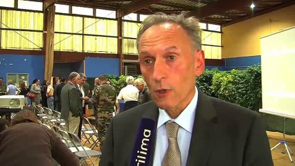 Le Sous-Préfet Jean-Marc Sénateur au micro d'Ulrich Téchené