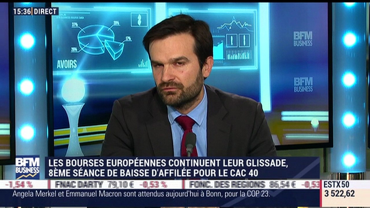 Les tendances sur les marchés: la Bourse de Paris connaît sa plus longue série de séances baissières depuis août 2011 - 15/11