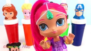 Clay Slime Surprise Toys Disney Superhero Learn Colors Play Doh M&M Candy Nursery Rhymes Kids Fun