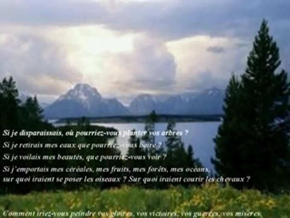 La terre vous parle
