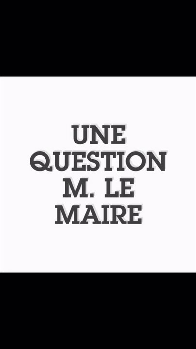 Une question Monsieur Le Maire - Rentrée culturelle 2017