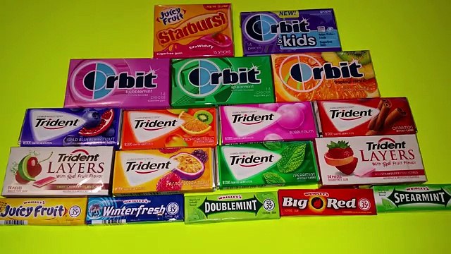 USA Chewing Gum Countdown / A lot of Chewing by Candy Land (warning contains heavy chewing)
