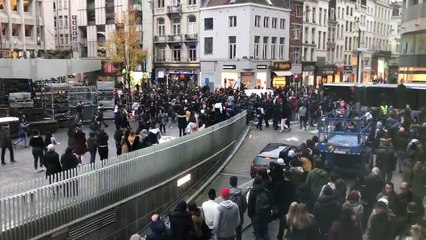 Nouveaux incidents dans le centre de Bruxelles
