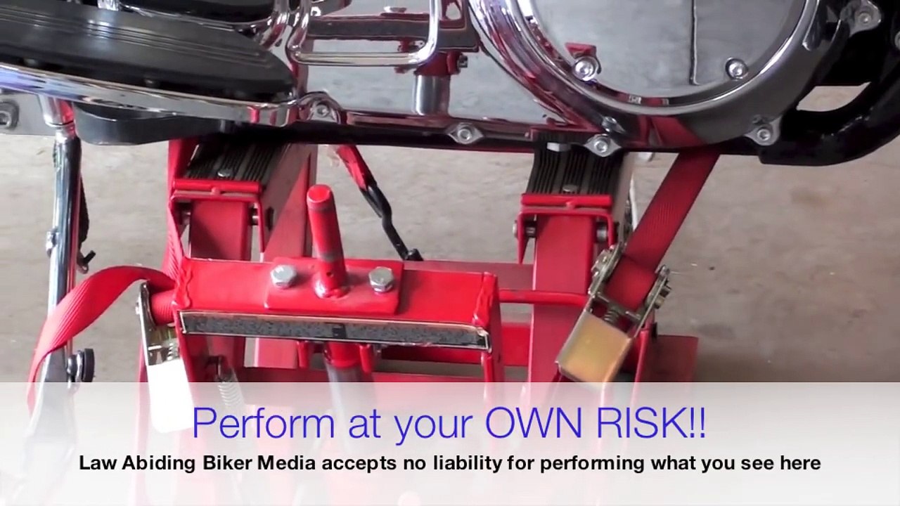 How to remove install rear wheel tire of Harley Davidson Motorcycle; Law Abiding Biker Podcast