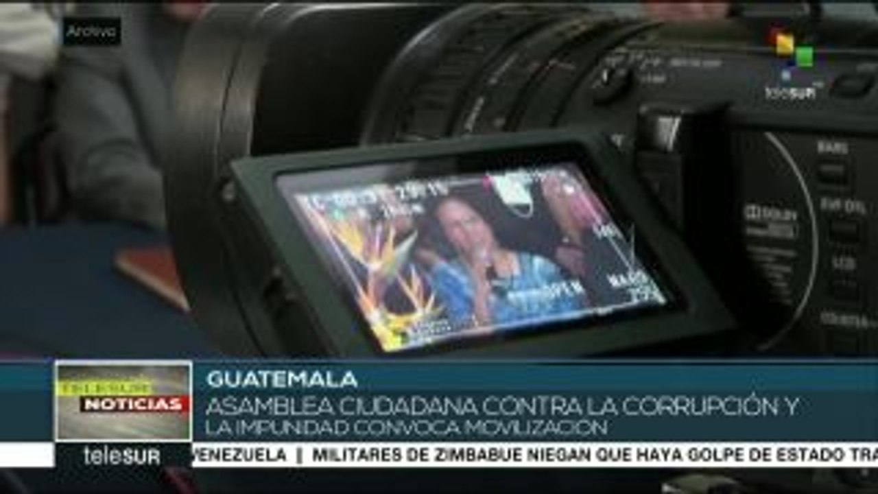 Guatemala: convocan manifestación para pedir renuncia de Jimmy Morales