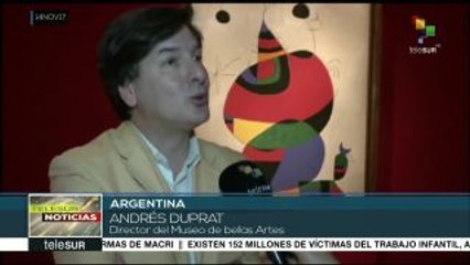 Argentina acoge muestra del artista catalán Joan Miró