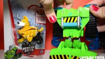 Transformers Rescue Bots Tunnel Rescue Drill, Capture Claw, Hook and Ladder Heatwave, Blurr