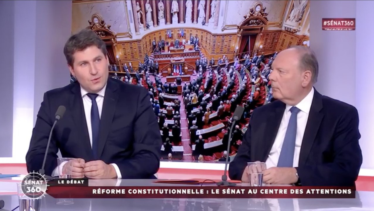 Réforme constitutionnelle : débat sur Public Sénat avec Mathieu Darnaud