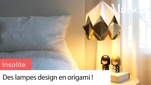 Déco insolite : des lampes design en origami !