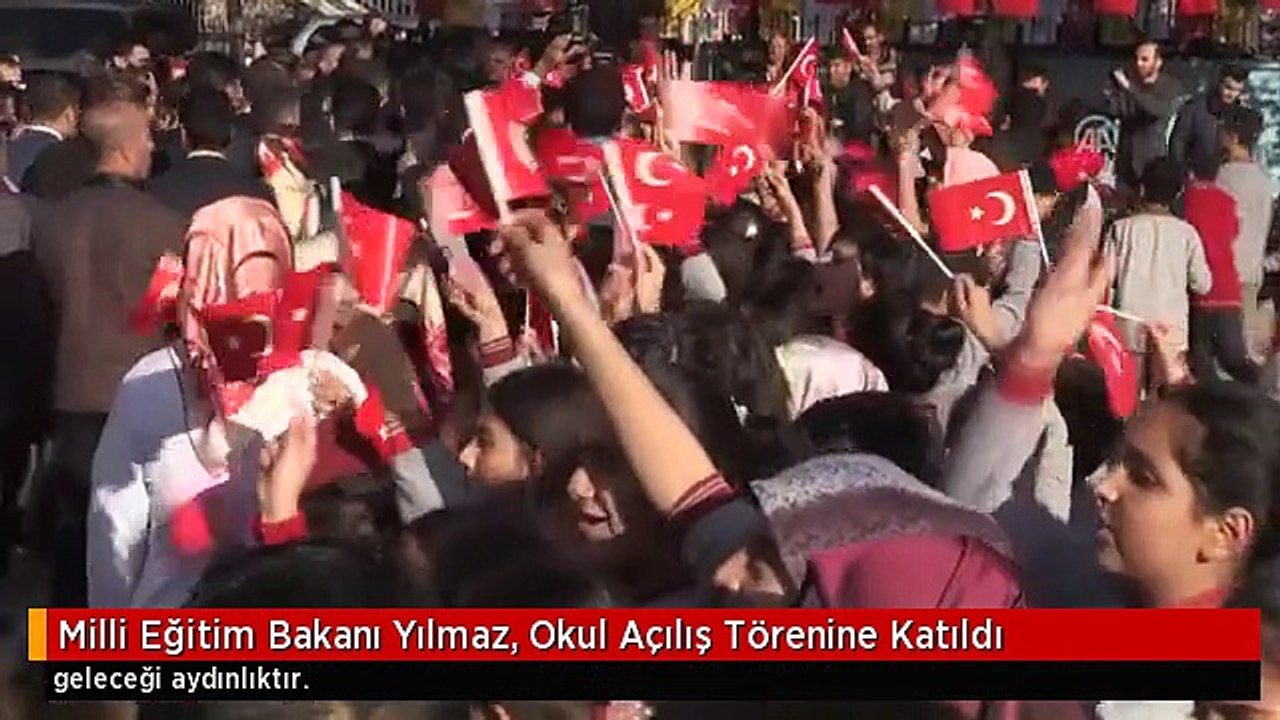 Milli Eğitim Bakanı Yılmaz, Okul Açılış Törenine Katıldı