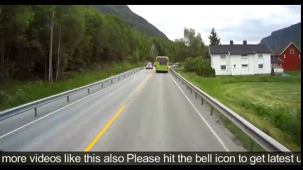 Miracle || School boy nearly hit by huge truck saved by driver