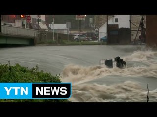 美 중북부 최대 360mm 폭우로 1명 사망 / YTN (Yes! Top News)