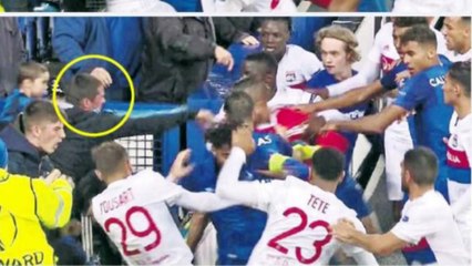 La bagarre Everton-OL fait jaser en Angleterre | Revue de presse