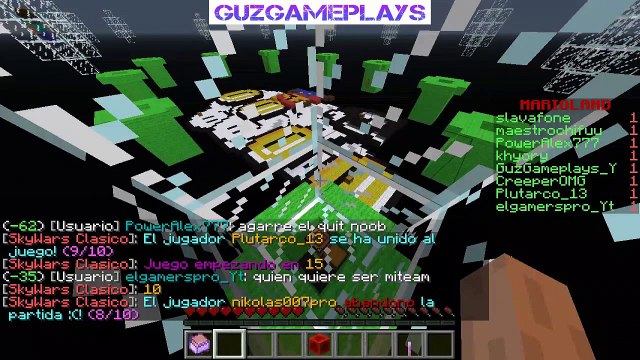 [Minecraft Skywars #3] [Lag Y Mas Lag] + [Saludos]
