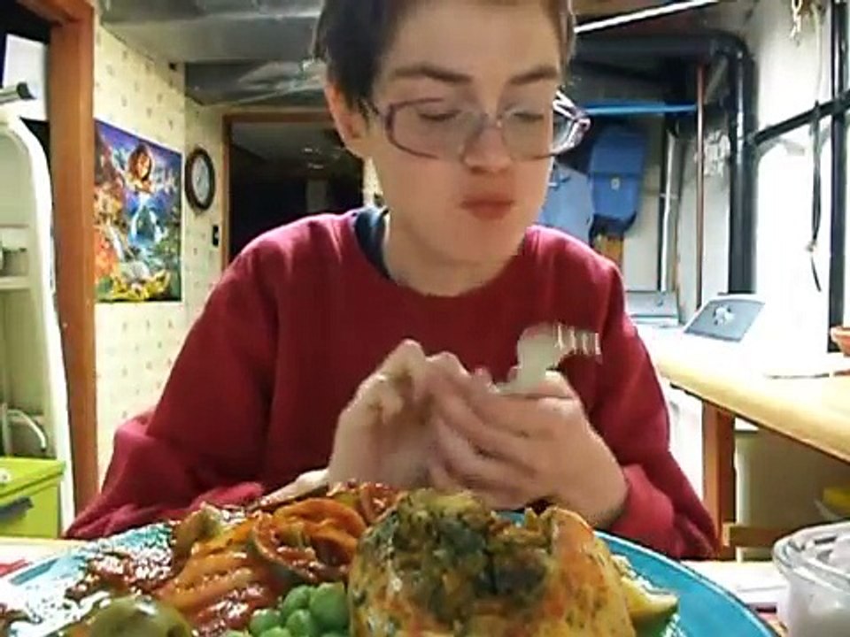 {ASMR} Green Apple and Havarti Stuffed Chicken Breast!