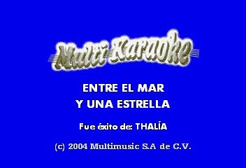 Thalia - Entre el mar y una estrella (Karaoke)