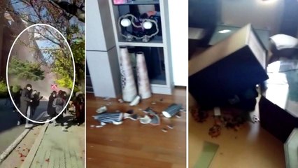 건물마다 흔들...학생·주민 긴급 대피 / YTN