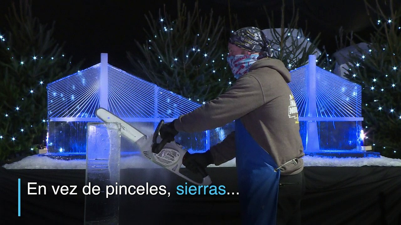 Las esculturas de hielo de Edimburgo, arte bajo...