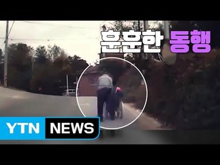 [자막뉴스] 경찰과 지체장애인의 아름다운 '동행' / YTN