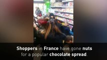 Chaos in French supermarkets as Nutella price plummets