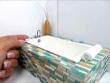 Wooden Bathtub that holds water Dollhouse Furniture Miniature Furniture Bathroom