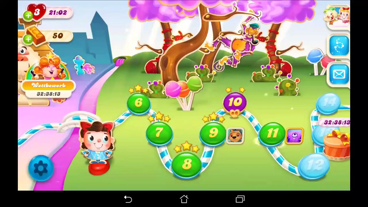 Candy Crush Soda Saga by King.com Level 9 finished no buster Gameplay #9