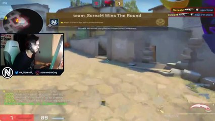 OMG!!! This is how you play a 1v2 with only 1HP when you are ScreaM!