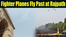 Republic Day : Spectacular fly past by IAF fighter planes over Rajpath | OneIndia News