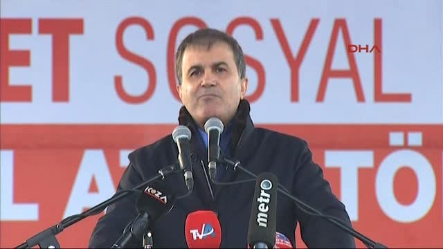 Adana-Ab Başkanı Ömer Çelik Yüreğir Belediyesi Sosyal Konut Temel Atma Töreni'nde Konuştu