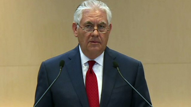 Tillerson acusa a Rússia por ataques químicos