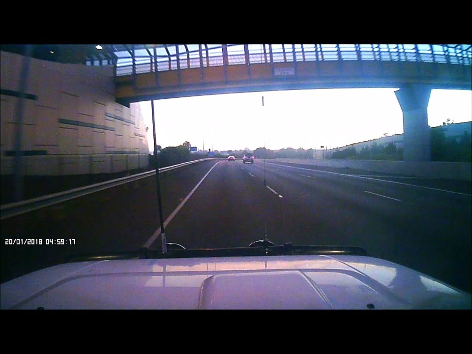 Wrecking Car Nearly Causes Bigger Accident