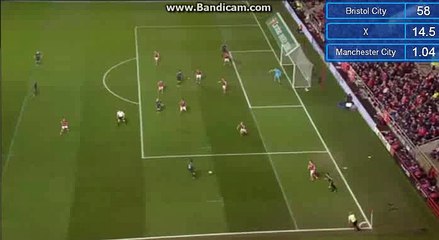 Leroy Sane Goal - Bristol City 0-1 Manchester City 23.01.2018
