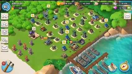 بوم بيتش شرح كامل عن الكلان +هجمة تدمير المصع كامل boom beach